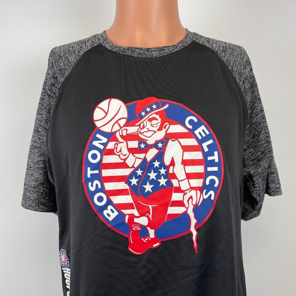 Boston Celtics Hoops For Troops Performance T Shirt Mens Size L NBA Basketball